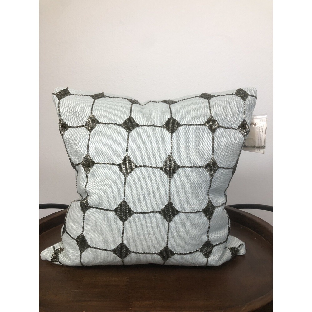 NWT PotteryBarn Dot Beaded Pillow Cover 18 X 18' Gorgeous Glamorous Regency Cute
